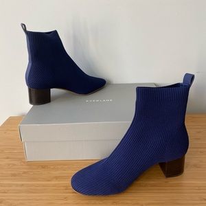 Everlane ReKnit Glove Boots in Navy 8.5